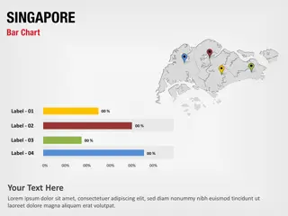 Gráfico de barras de Singapur