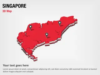 Mapa 3D de Singapur