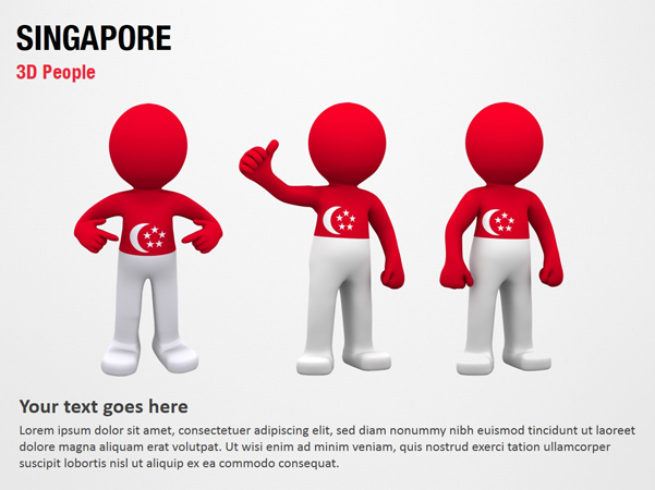 Singapore 3D People 
