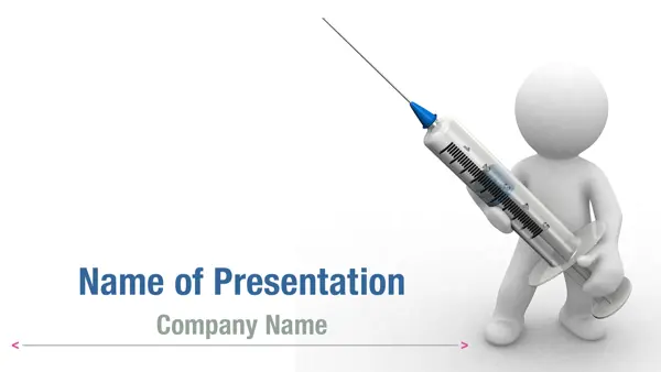 Medical Syringe PowerPoint Template