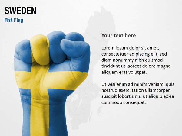 Sweden Fist Flag