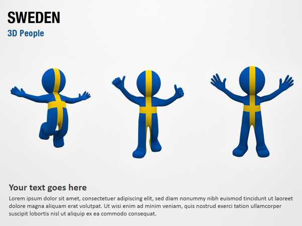 Sweden 3D People 