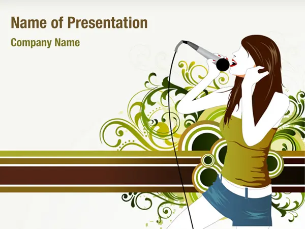 Singing PowerPoint Template