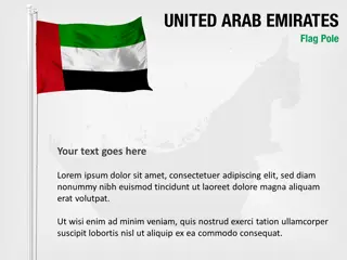 Vereinigte Arabische Emirate Flaggenmast