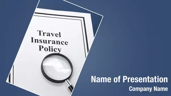 Travel Insurance PowerPoint Template