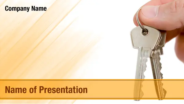 Handing Over Keys PowerPoint Template