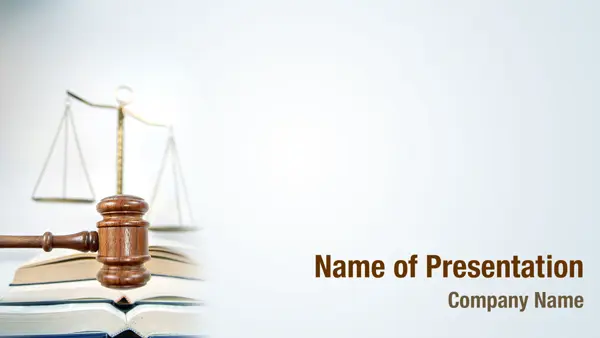 Law Knowledge PowerPoint Template