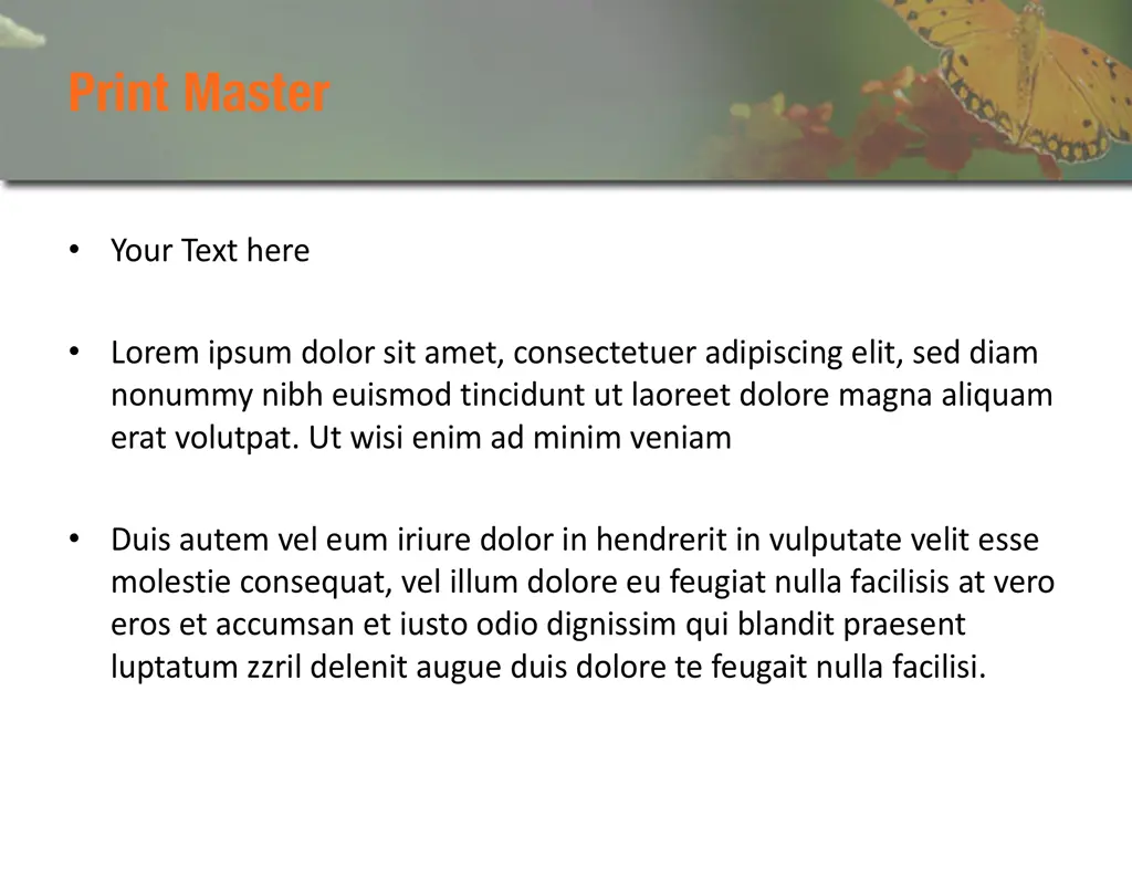 Color Butterfly PowerPoint Templates Color Butterfly PowerPoint 