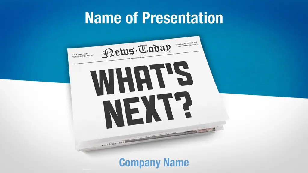 newspaper powerpoint templates