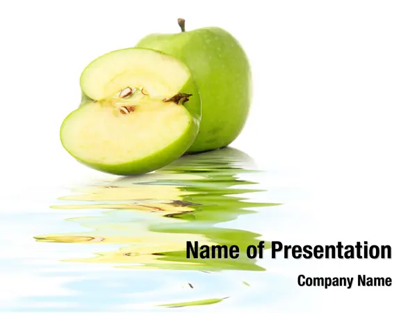 Green Apples PowerPoint Template