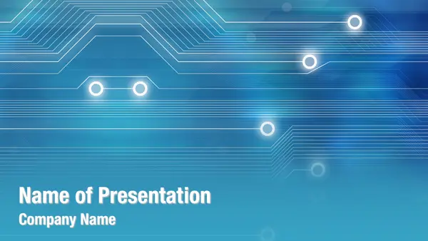 Abstract Technology Art PowerPoint Template