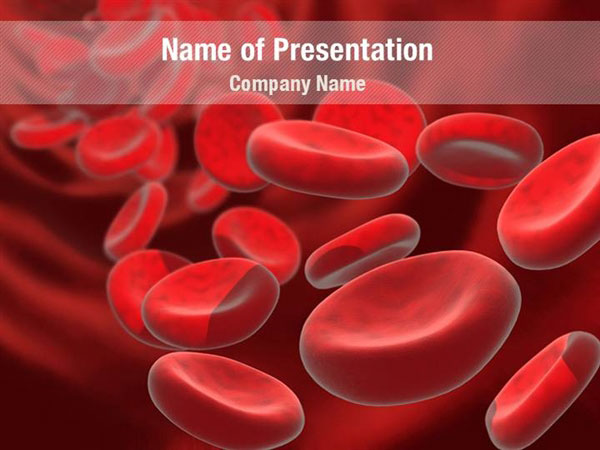 Red Blood Cells Stream PowerPoint Templates Red Blood Cells Stream PowerPoint Backgrounds 